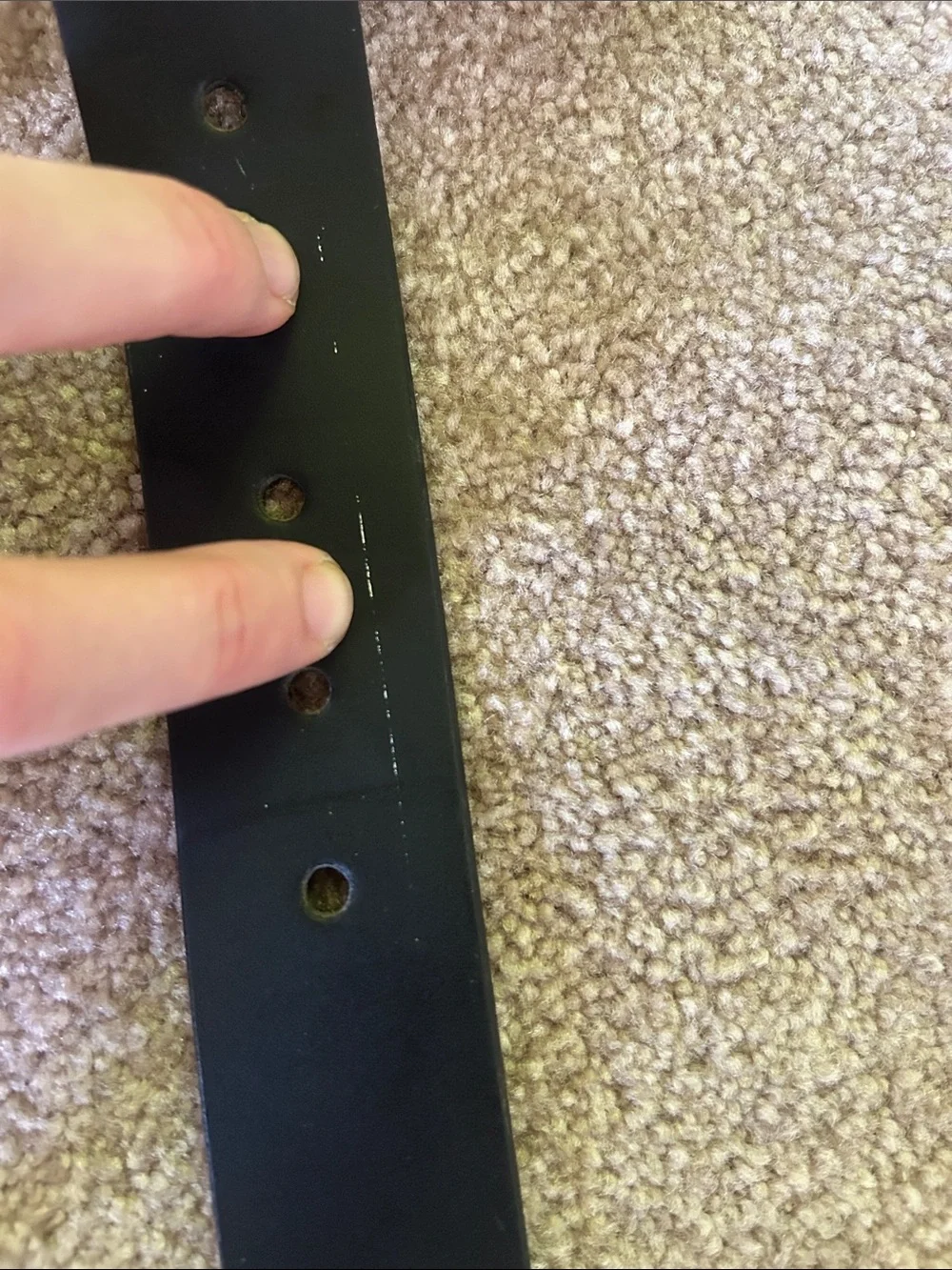 ❤️ 3/$18 Men's Nautica Black Leather Belt with Brushed Metal Buckle